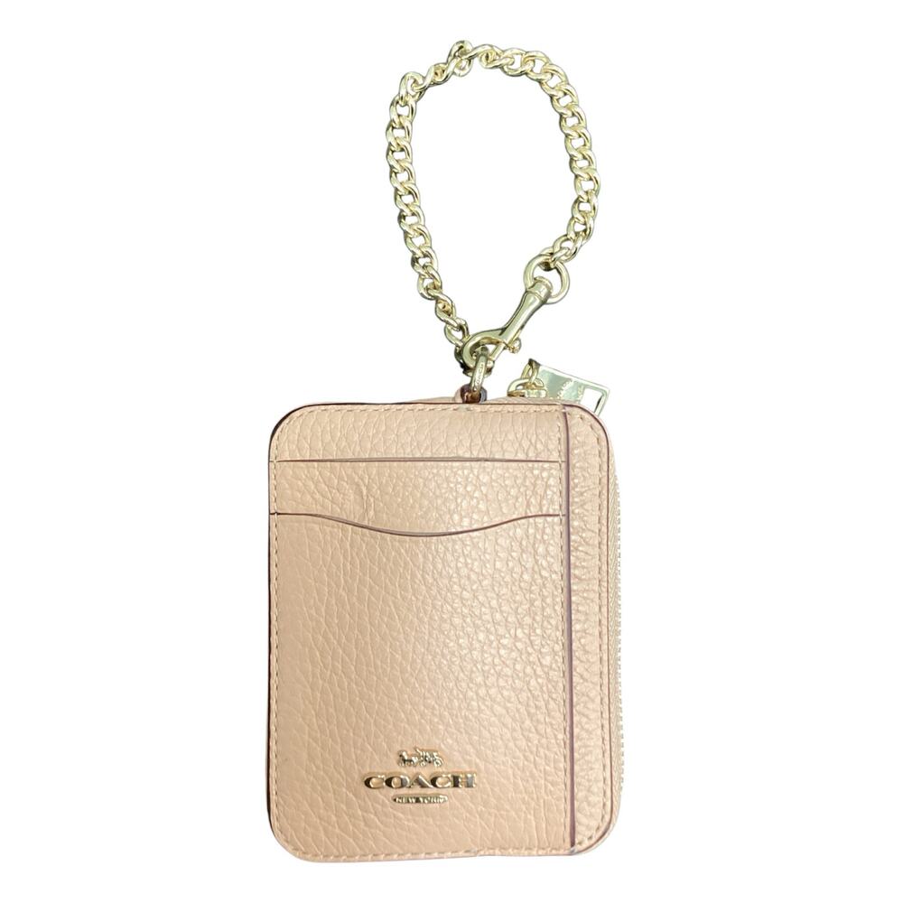 NWT Coach Wallet Women’s One Size Leather Zipper Closure Rectangular Shape Small